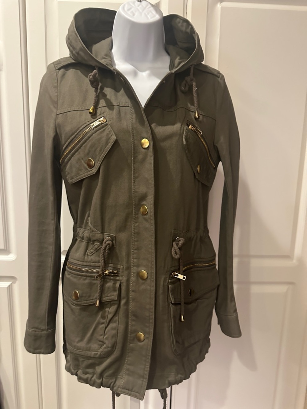 Green Cargo/Utility Jacket